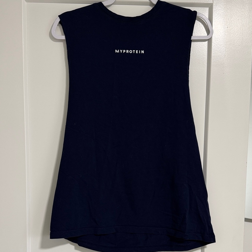 MyProtein Men's Navy Tank Top - XL